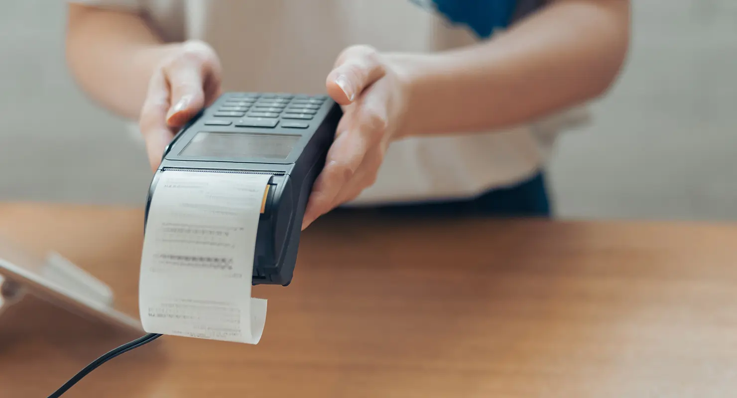 Receipt printer for POS systems