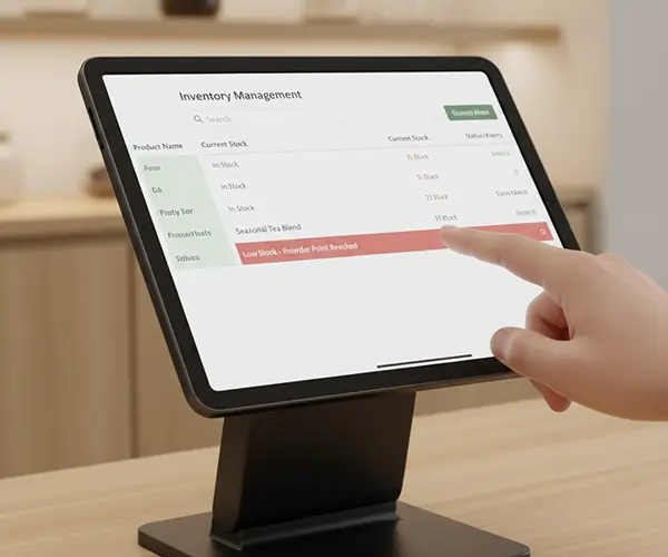 POS billing and inventory screen