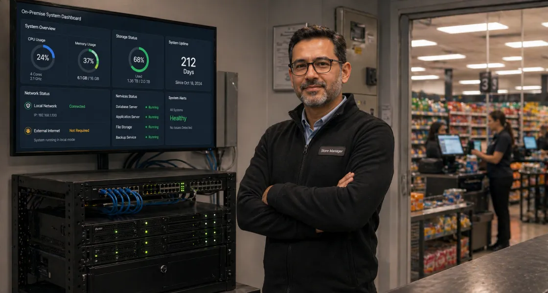 On-premise POS control