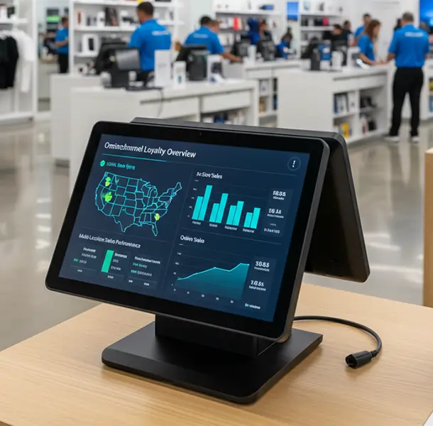 Desktop POS with omnichannel loyalty insights