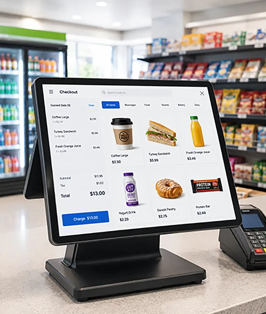 Ready-to-use POS system