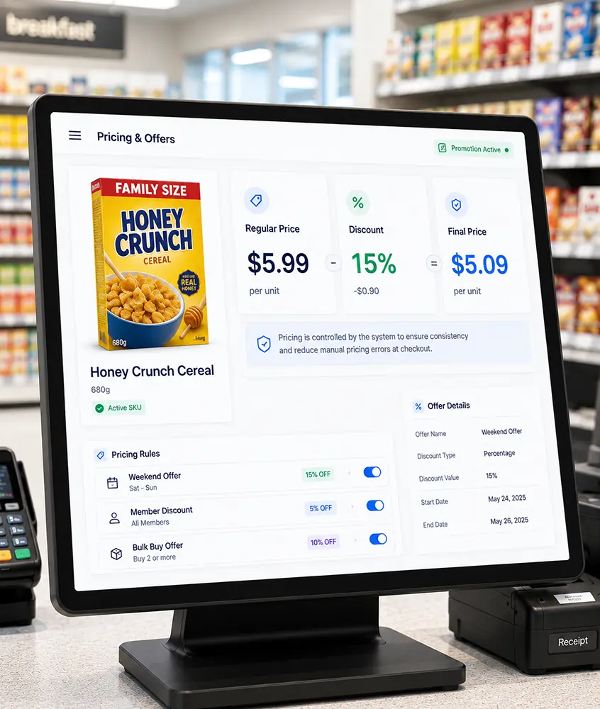 Fast POS system performance