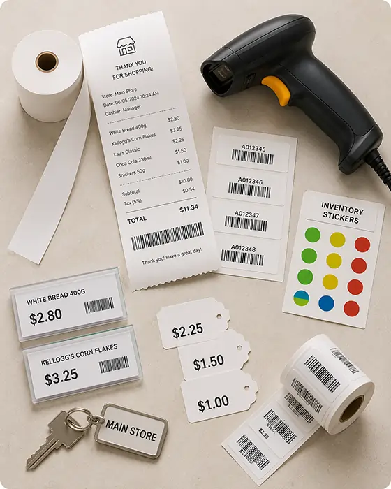 Barcode scanning support