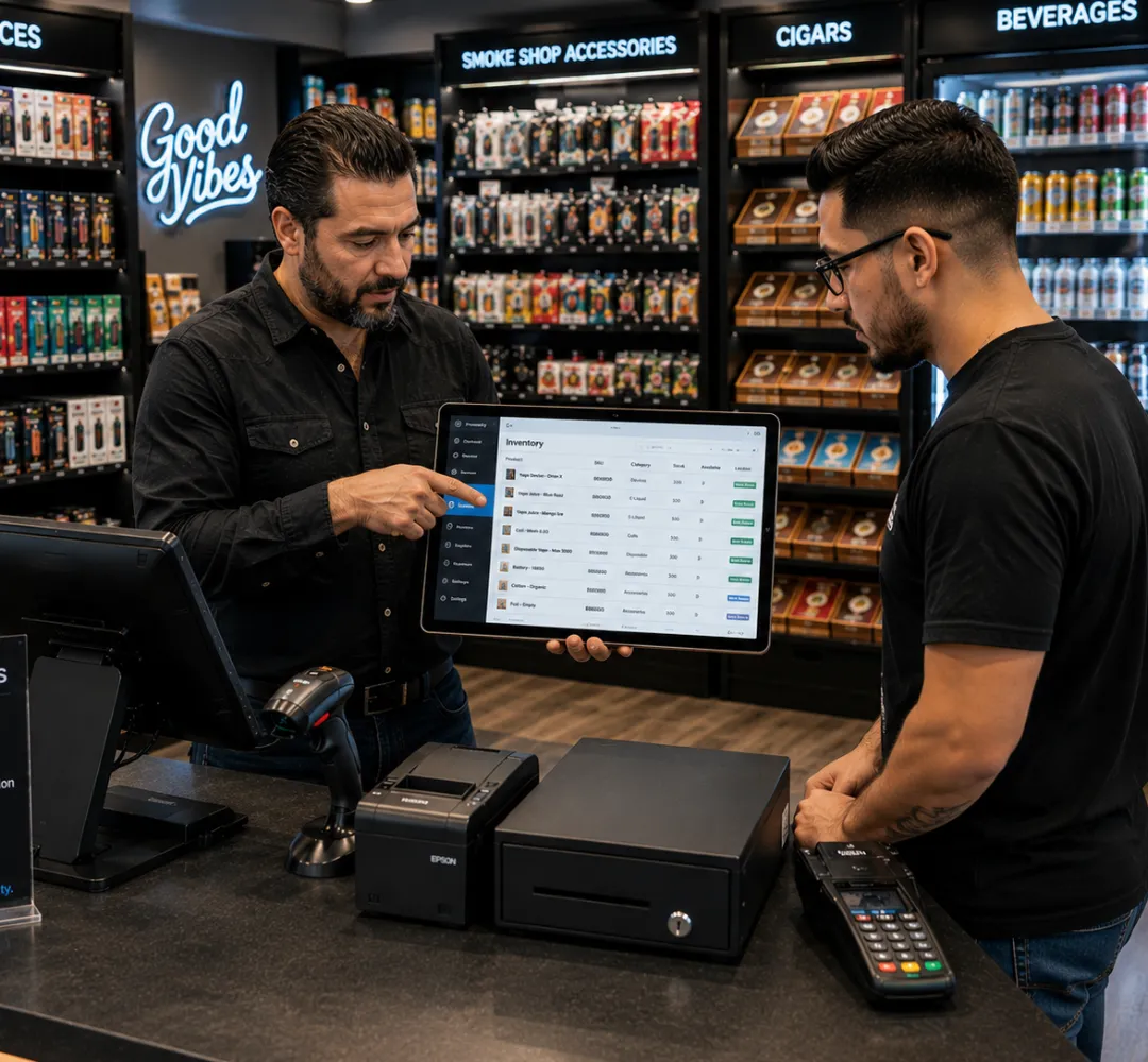 Specialty retail POS consultation with inventory
