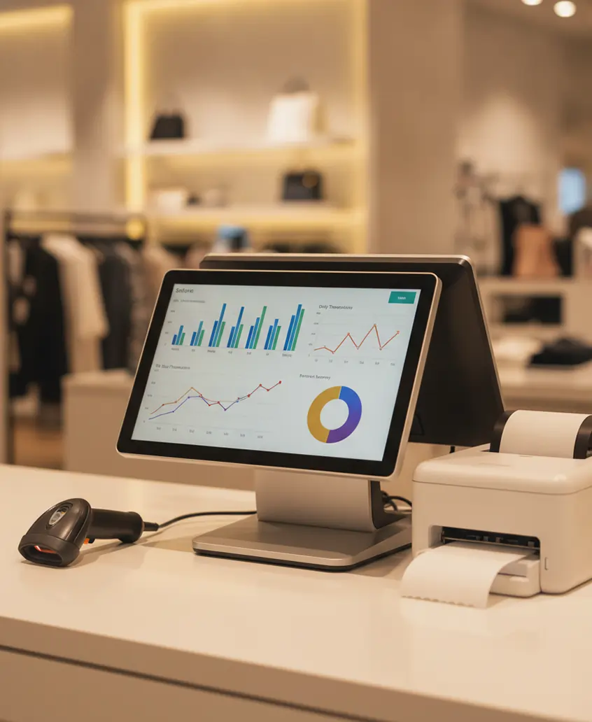 POS sales report dashboard