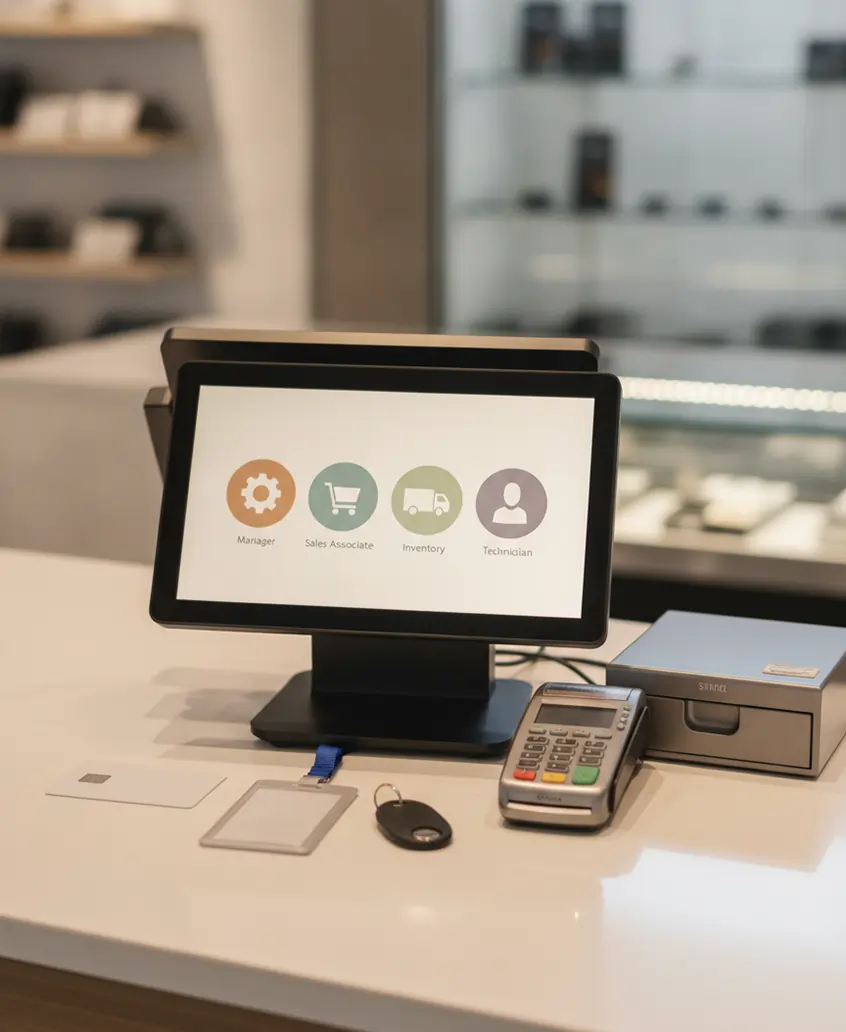 POS staff access management