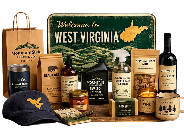 West Virginia retail products