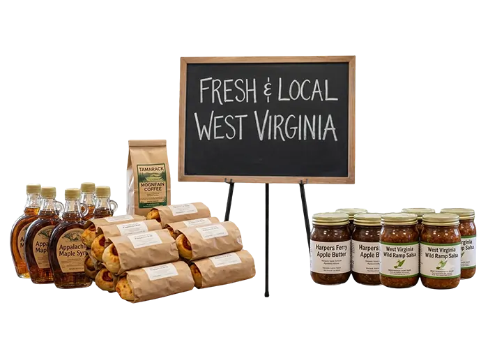 Point of sale for local food store in west virginia