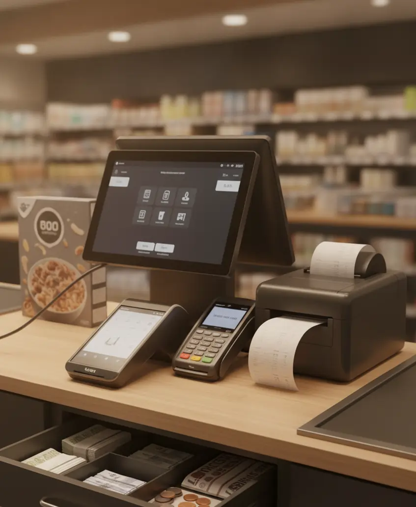 Retail POS checkout system