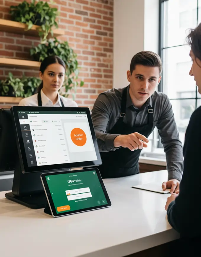 Restaurant POS sales reporting dashboard