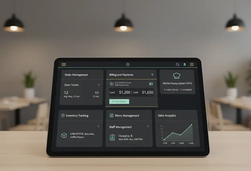 Restaurant POS advanced order management