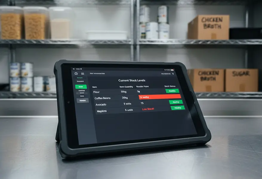 Restaurant POS inventory tracking