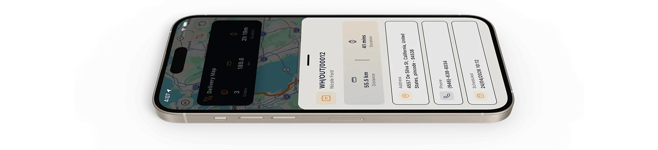 delivery app with route optimization