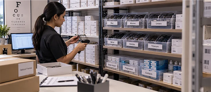 optical shop inventory management